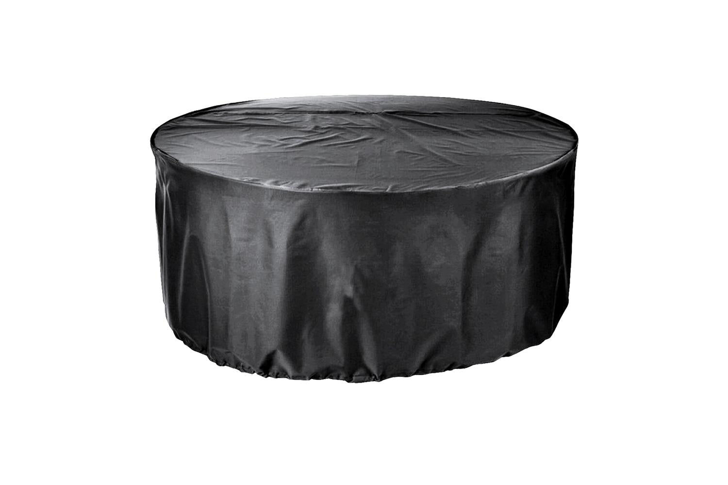Cozy Bay Ezbreathe Patio Set Cover | Round | Polyester | 6-8 Seat | Black