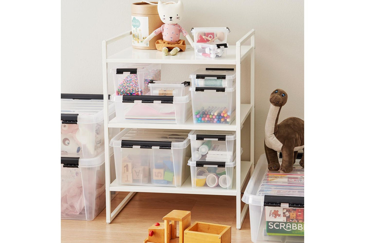 Smartstore Classic 31 Storage Box | Clear Plastic | 32 Litre | 5 Pack | L50 X W39 X H26 Cm-2