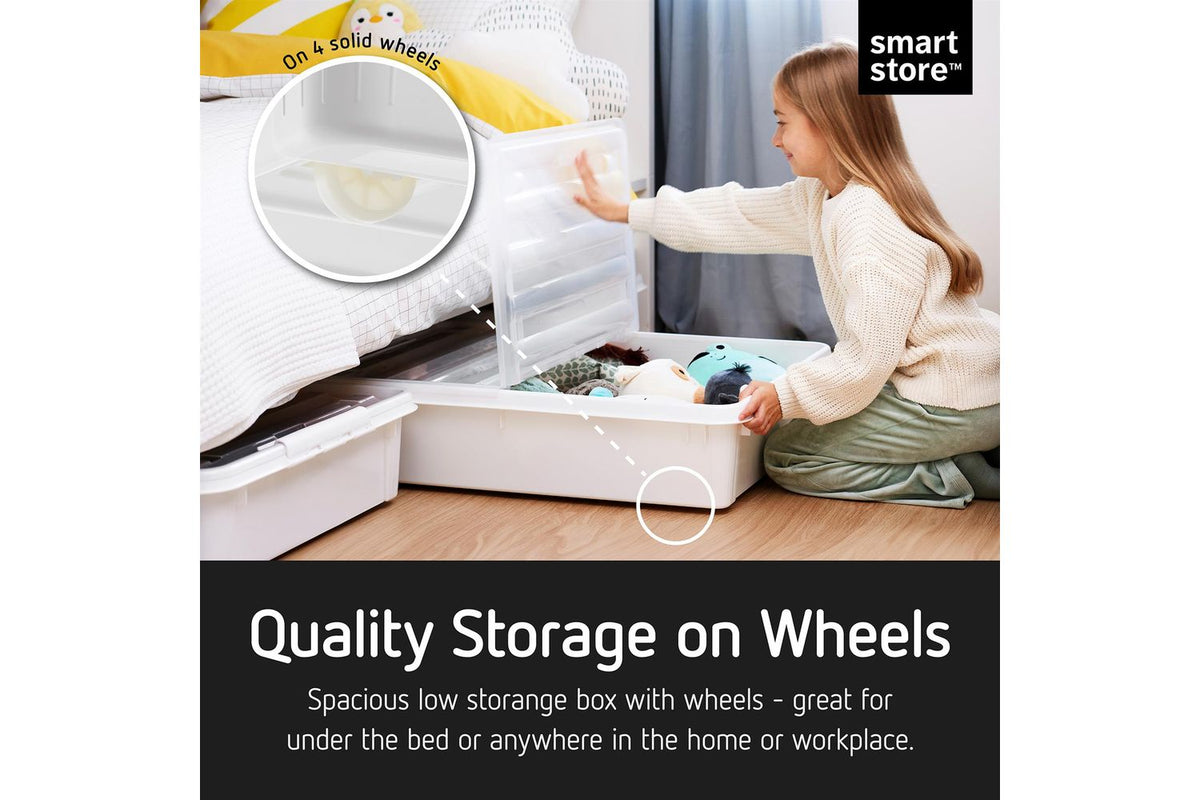 Smartstore Bedroller | Underbed Storage Box | Polypropylene | 79 X 59 X 18.5 Centimetres-2