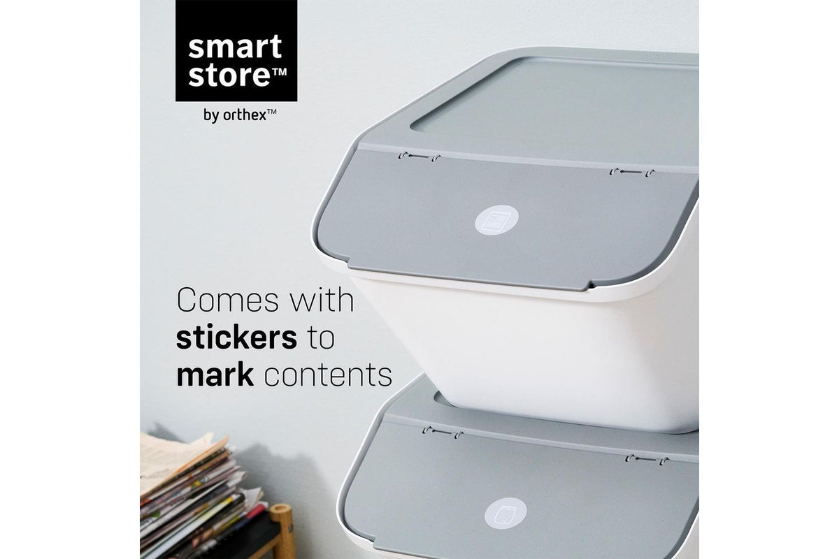 Smartstore Collect Stack-it Large Recycling Bin | Polypropylene | 51 Litre | 2 Pack-5