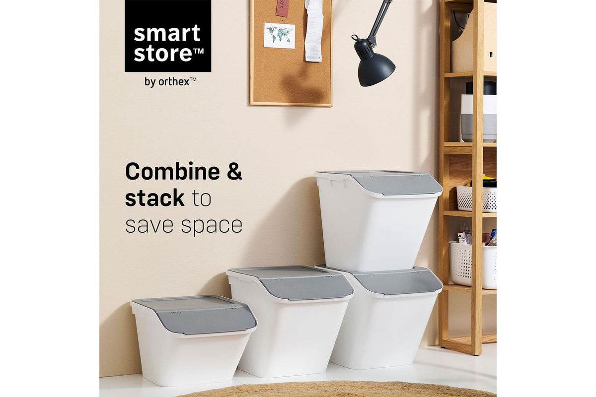 Smartstore Collect Stack-it | Recycling Bin | High-grade Polypropylene | 37 L Medium-3