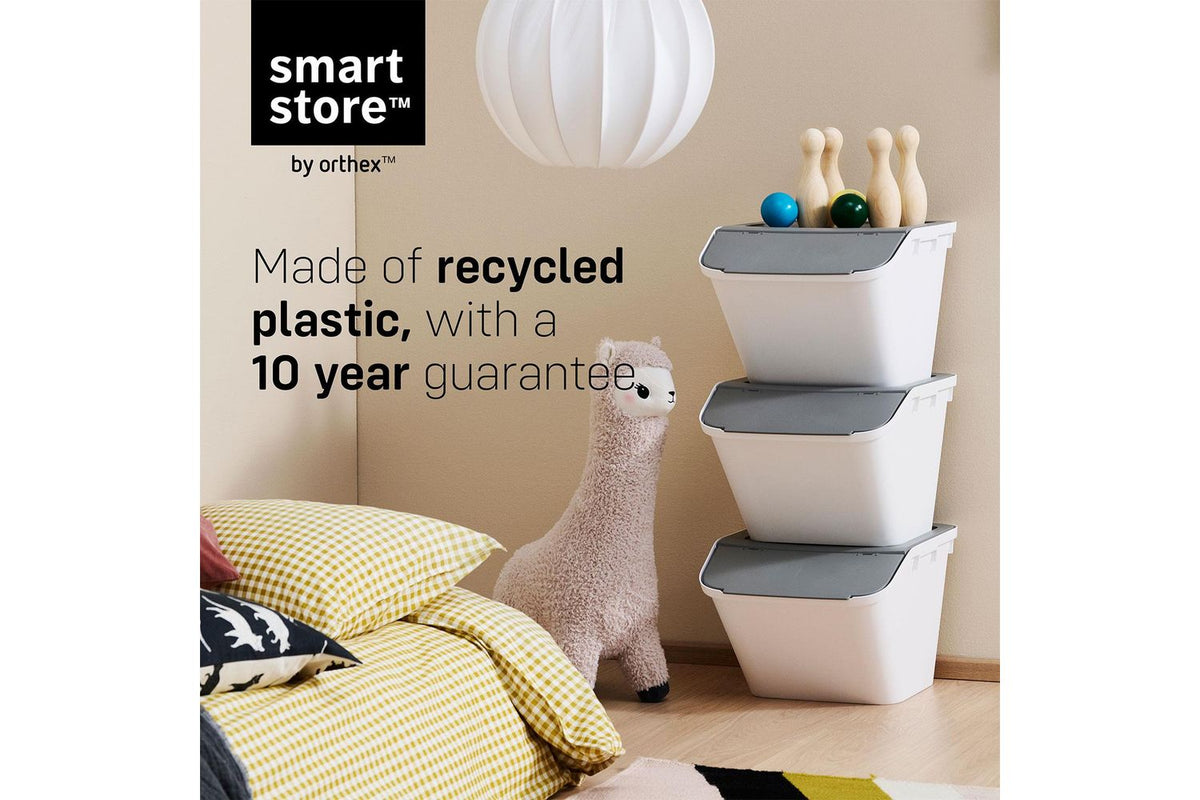 Smartstore Collect Stack-it | Recycling Bin | High-grade Polypropylene | 37 L Medium-6