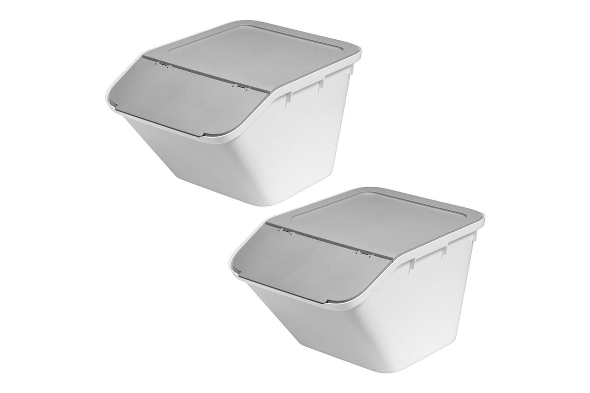 Smartstore Collect Stack-it | Recycling Bin | Polypropylene | 37 Litre