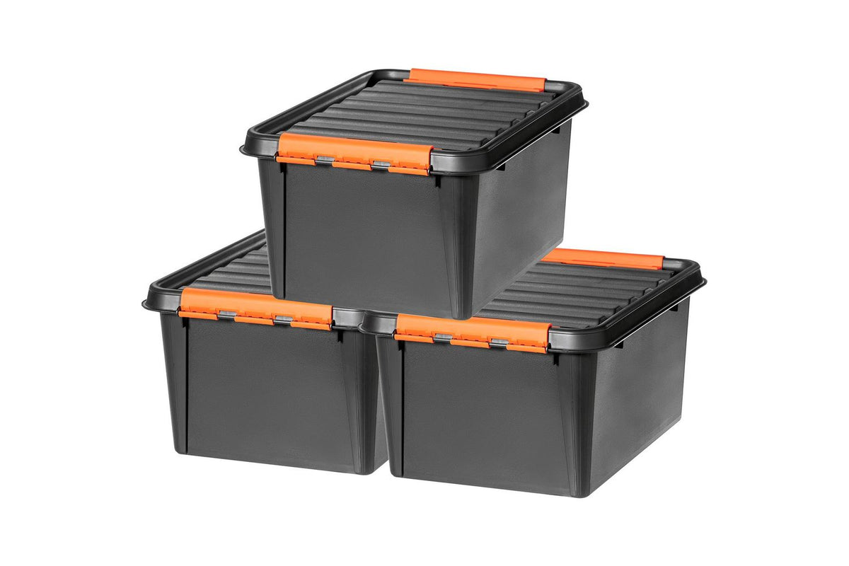 Smartstore Pro | Storage Box Set | Polypropylene | 32 Litre, Set Of 3