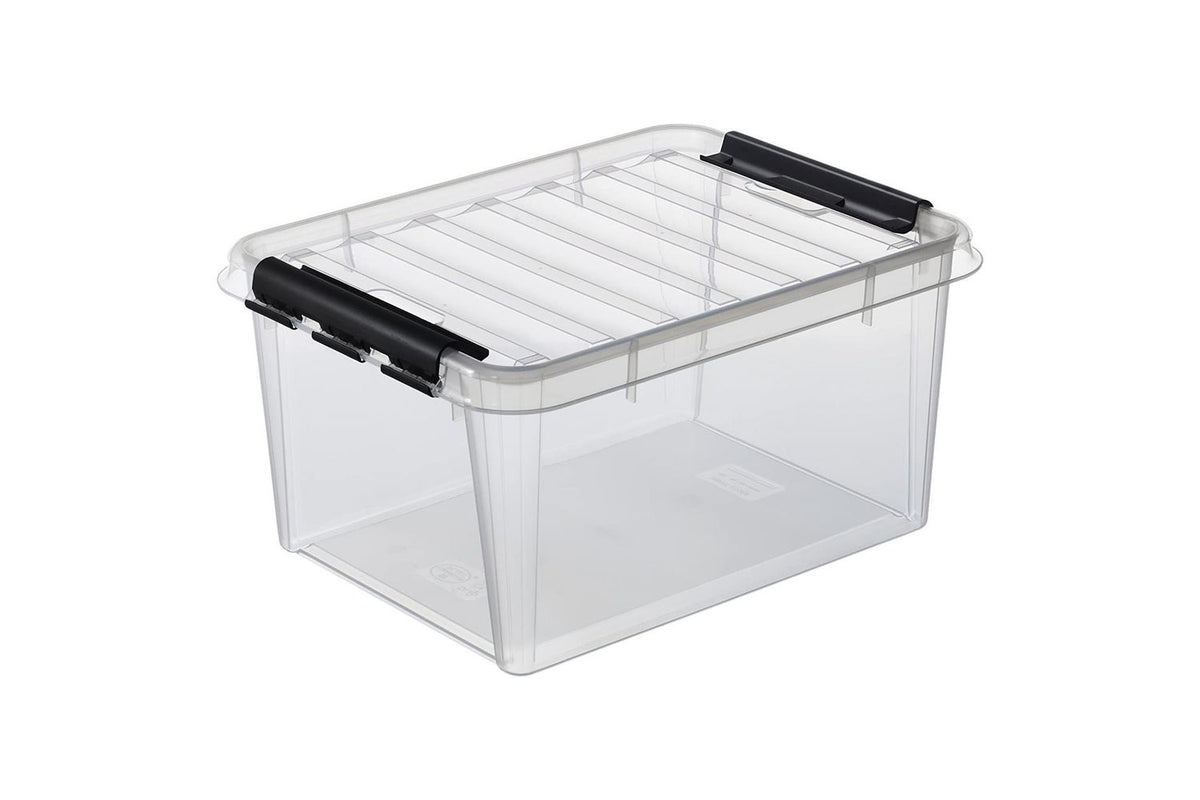 Smartstore Classic 15 Clear Storage Box With Lid | Storage Box | Polypropylene | 14 Litre | 3 Pack-5