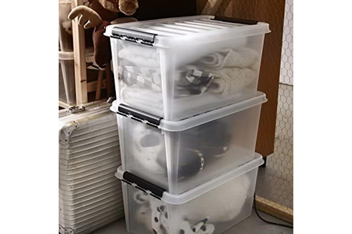 Smartstore Classic 65 | Storage Boxes With Lids | Polypropylene | 61 Litre, Pack Of 2-4