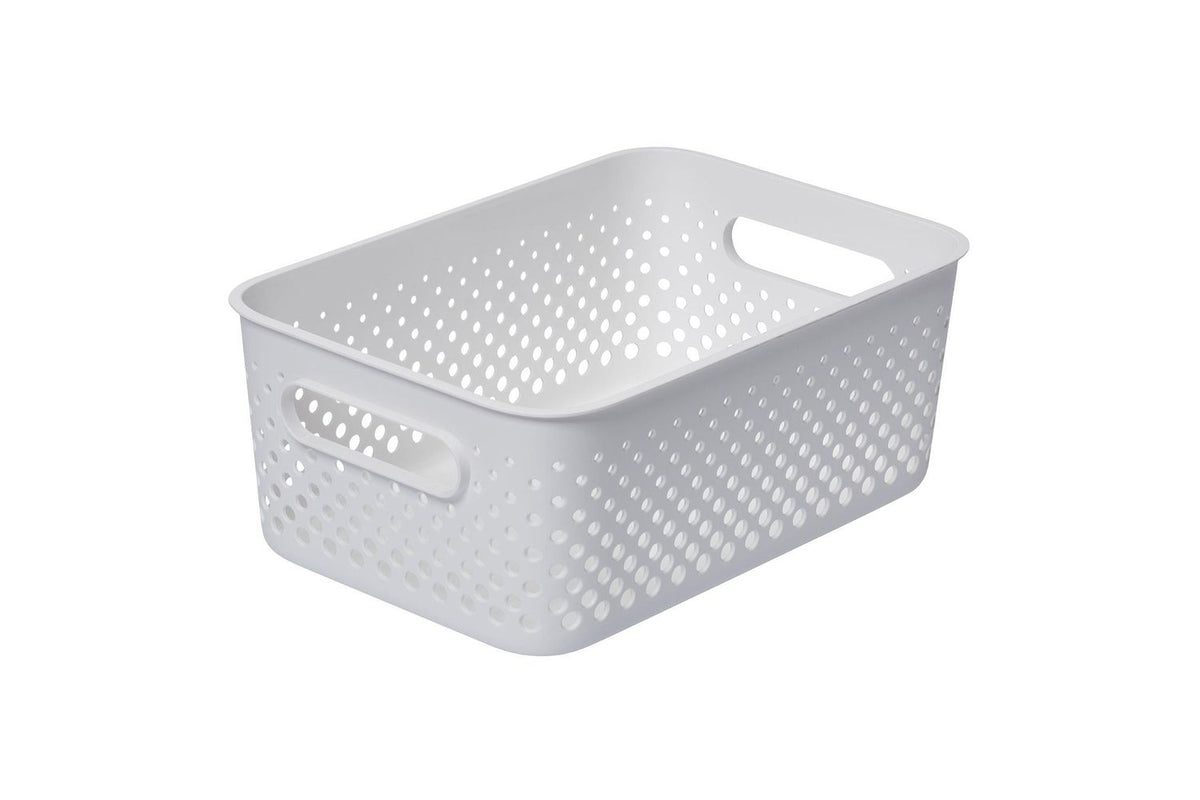 Smartstore Essence Medium Storage Basket | Recycled Polypropylene | 5.6 Litre | Pack Of 3