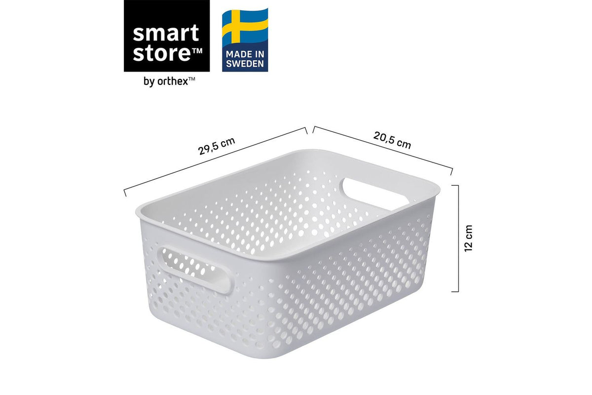 Smartstore Essence Medium Storage Basket | Recycled Polypropylene | 5.6 Litre | Pack Of 3-2