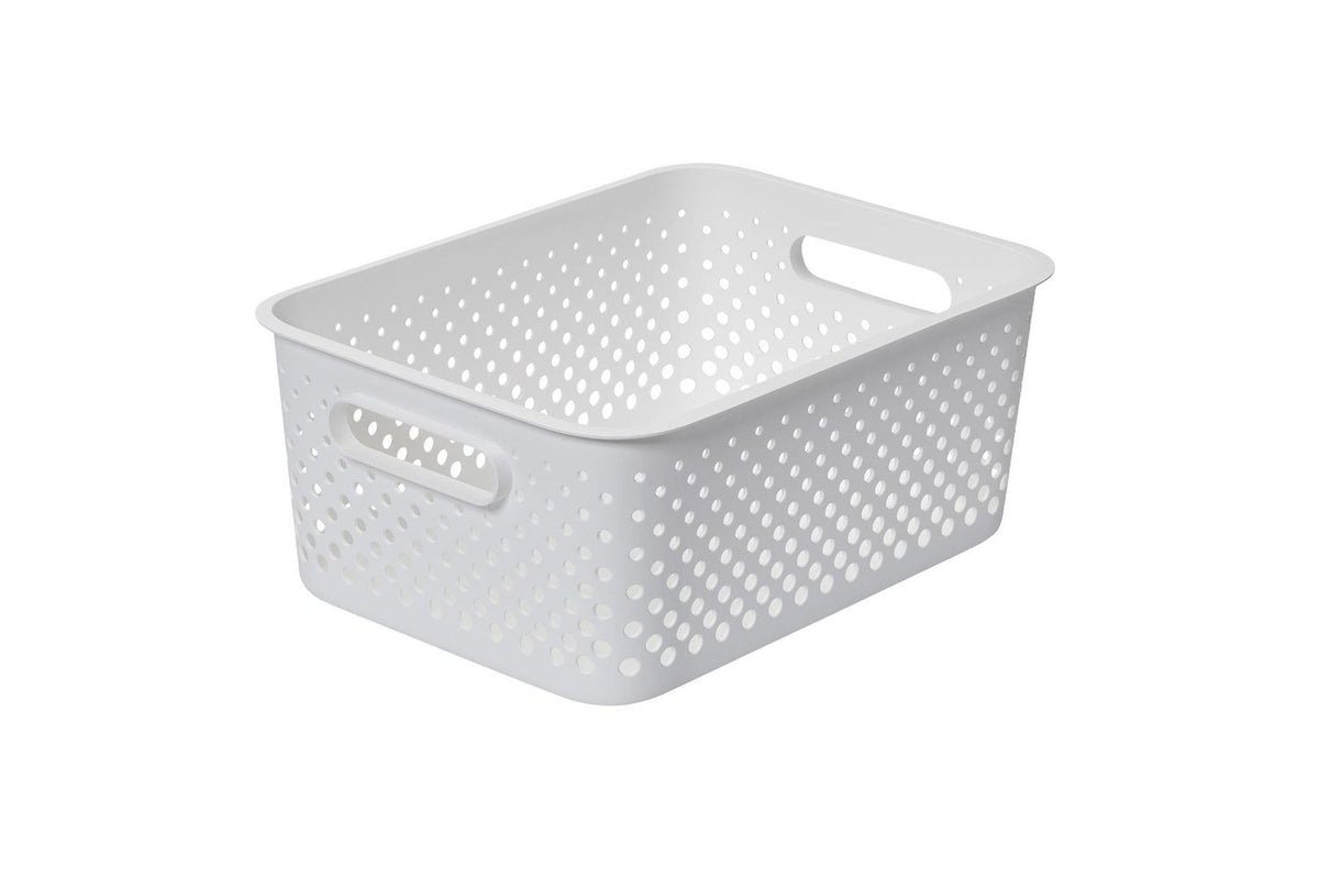 Smartstore Essence Large Storage Baskets | Organiser Storage Basket | Recycled Polypropylene | 11.4 L | Pack Of 3