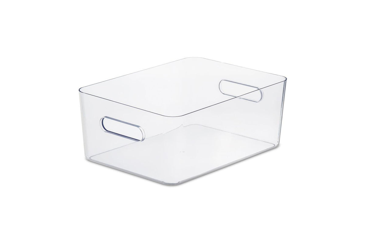 Smartstore Compact Clear Storage Box With Lid | Polypropylene | 15.4 L Pack Of 3