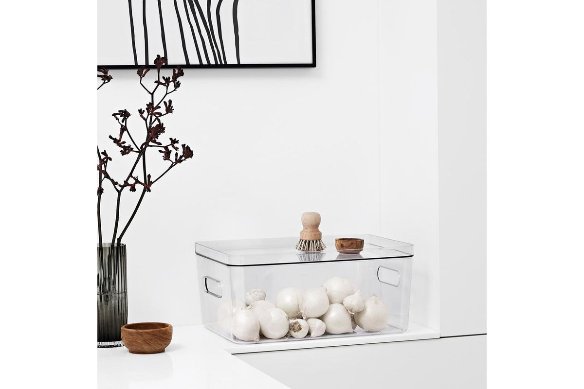 Smartstore Compact Clear Storage Box With Lid | Polypropylene | 15.4 L Pack Of 3-6