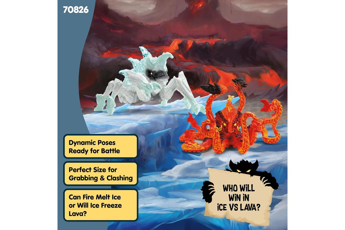 Schleich Eldrador Ice Bug Vs Fire Kraken | Figure Set-5