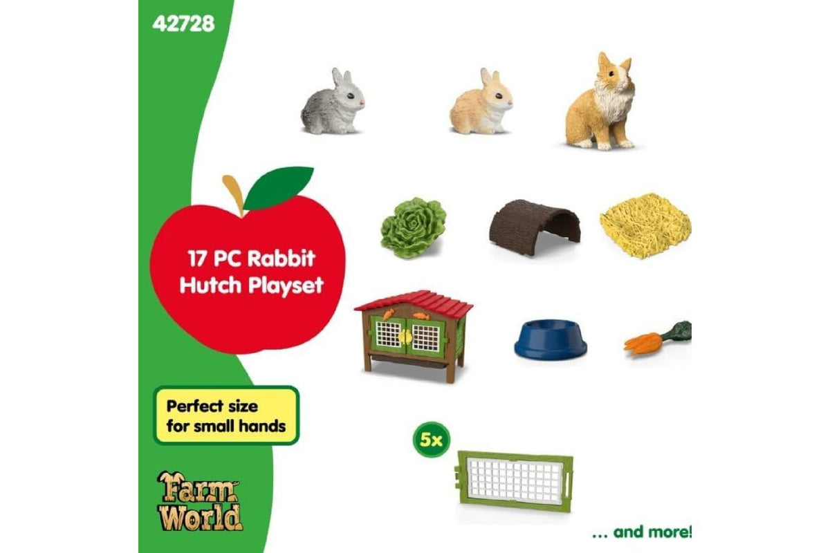 Schleich Farm World Rabbit Hutch 42728 | Toy Playset-5