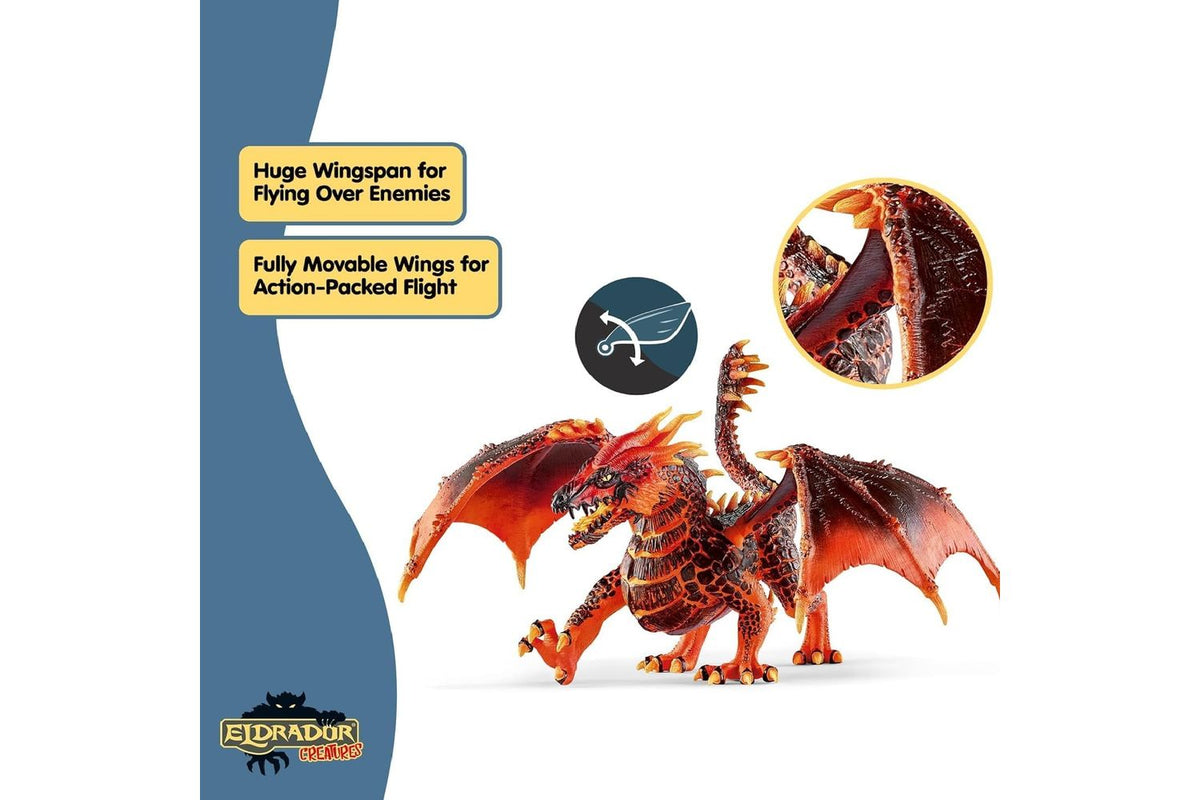 Schleich Eldrador Lava Dragon 70138 | Collectible Figure-5