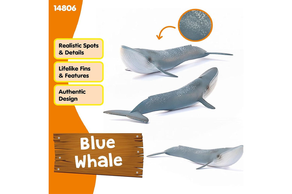Schleich Wildlife Blue Whale 14806 | Toy Figure-5