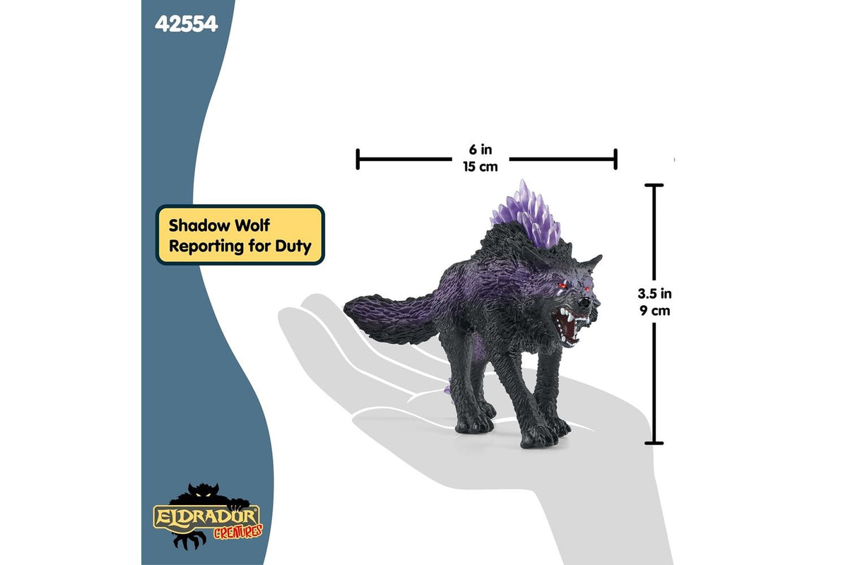Schleich Eldrador Shadow Wolf | Toy Figure-2