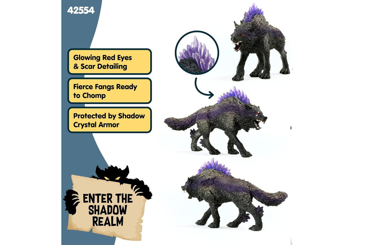 Schleich Eldrador Shadow Wolf | Toy Figure-3