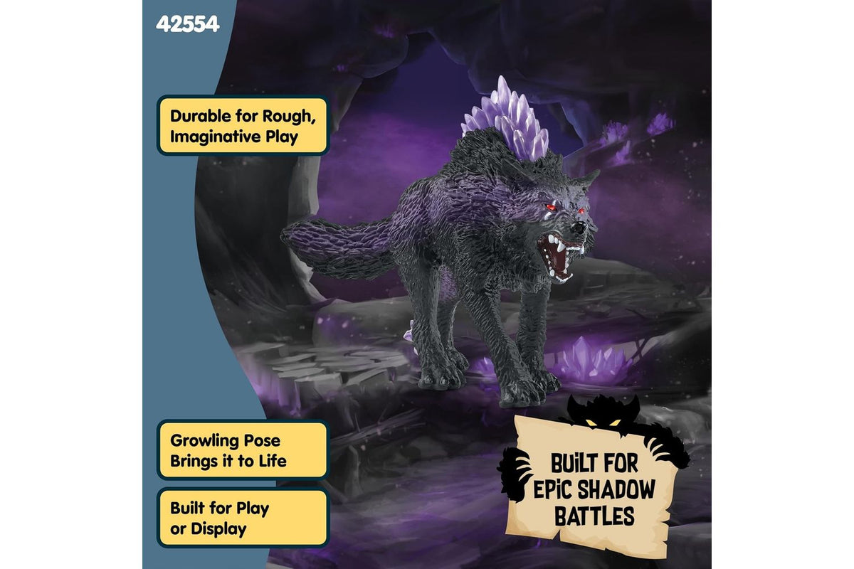 Schleich Eldrador Shadow Wolf | Toy Figure-4