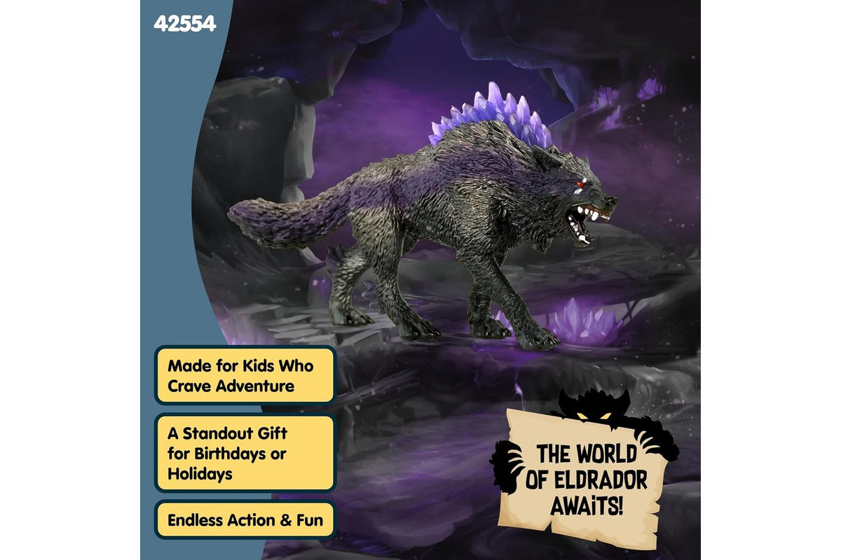 Schleich Eldrador Shadow Wolf | Toy Figure-5