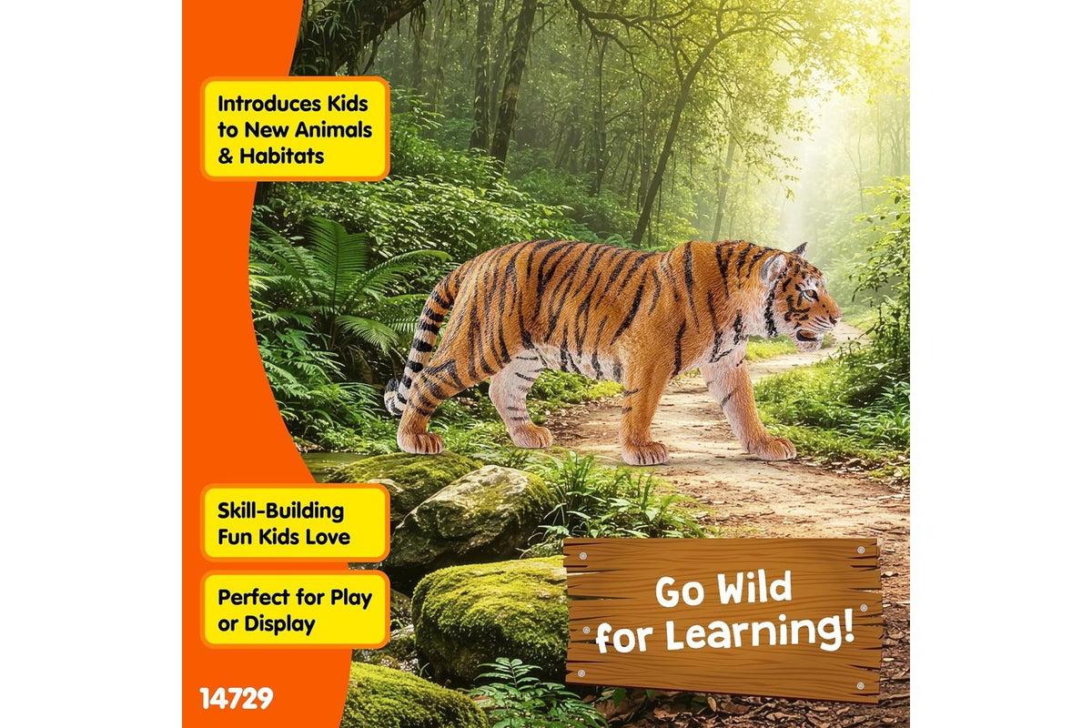 Schleich Wildlife Tiger | Wild Animal Figurine-4