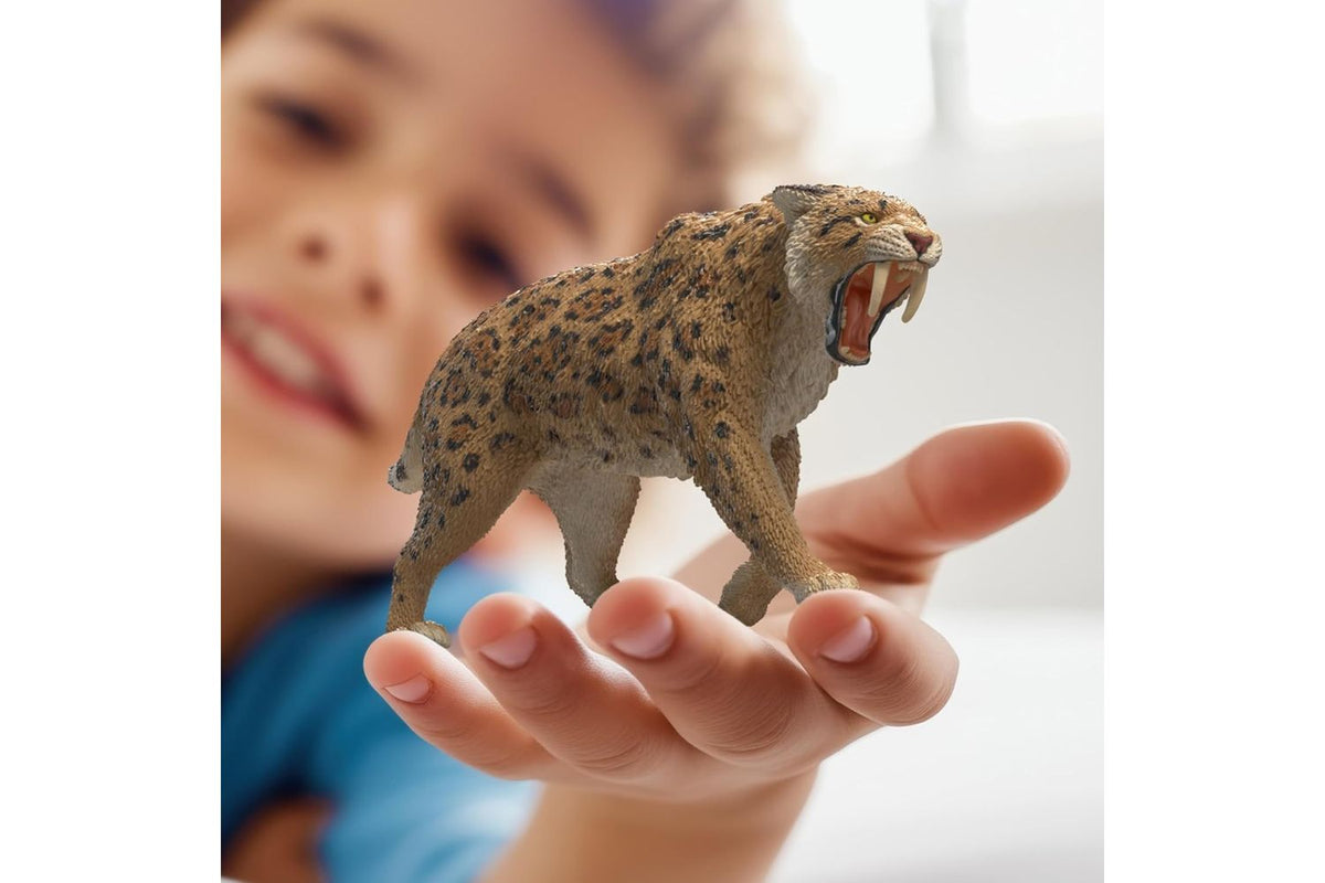 Schleich Dinosaurs Smilodon | Toy Figure-2