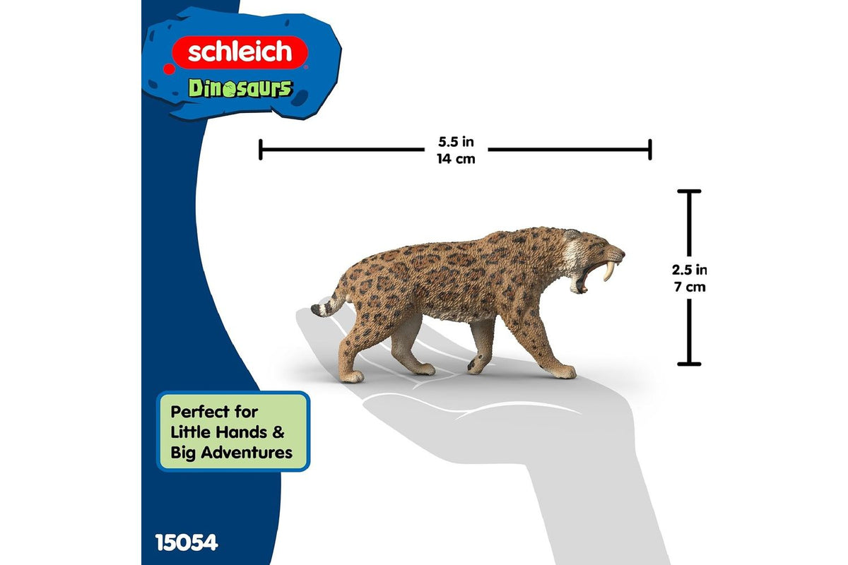 Schleich Dinosaurs Smilodon | Toy Figure-3