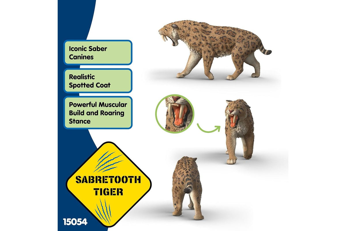 Schleich Dinosaurs Smilodon | Toy Figure-4