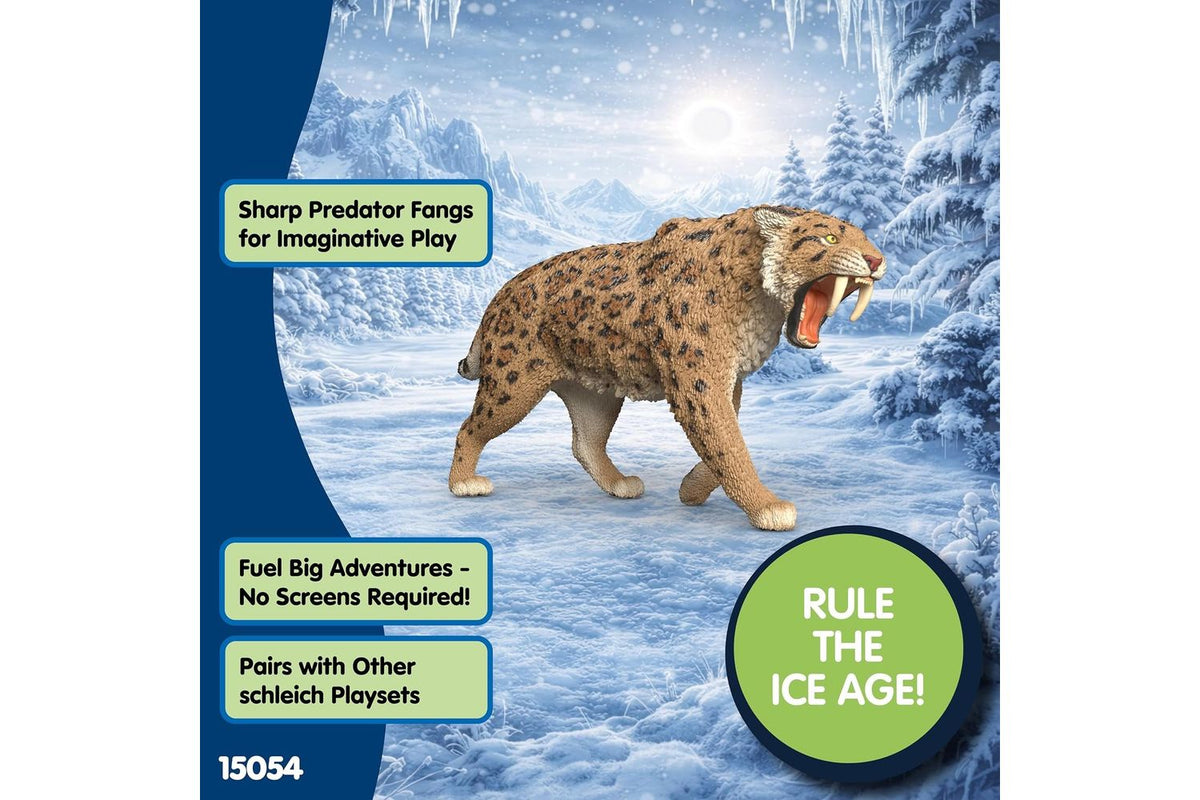 Schleich Dinosaurs Smilodon | Toy Figure-5