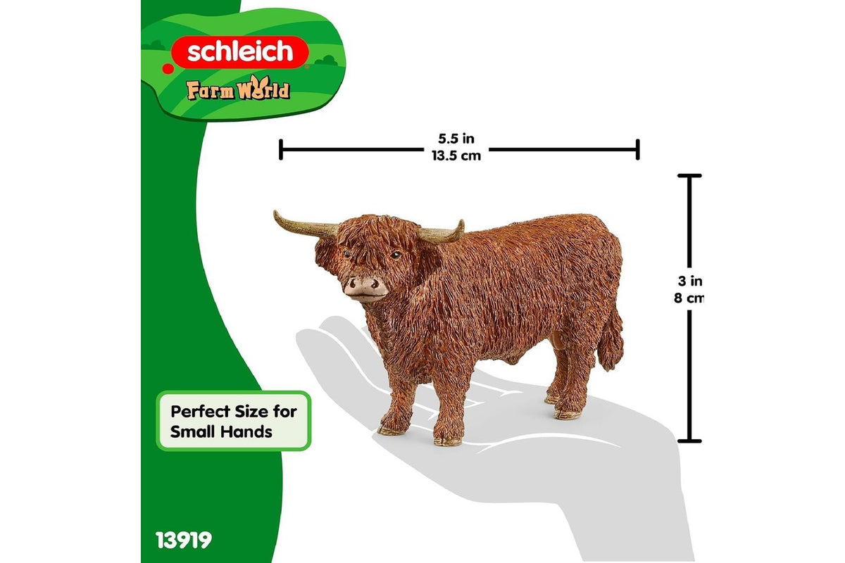 Schleich Farm World Highland Bull 13919 | Toy Figure-3