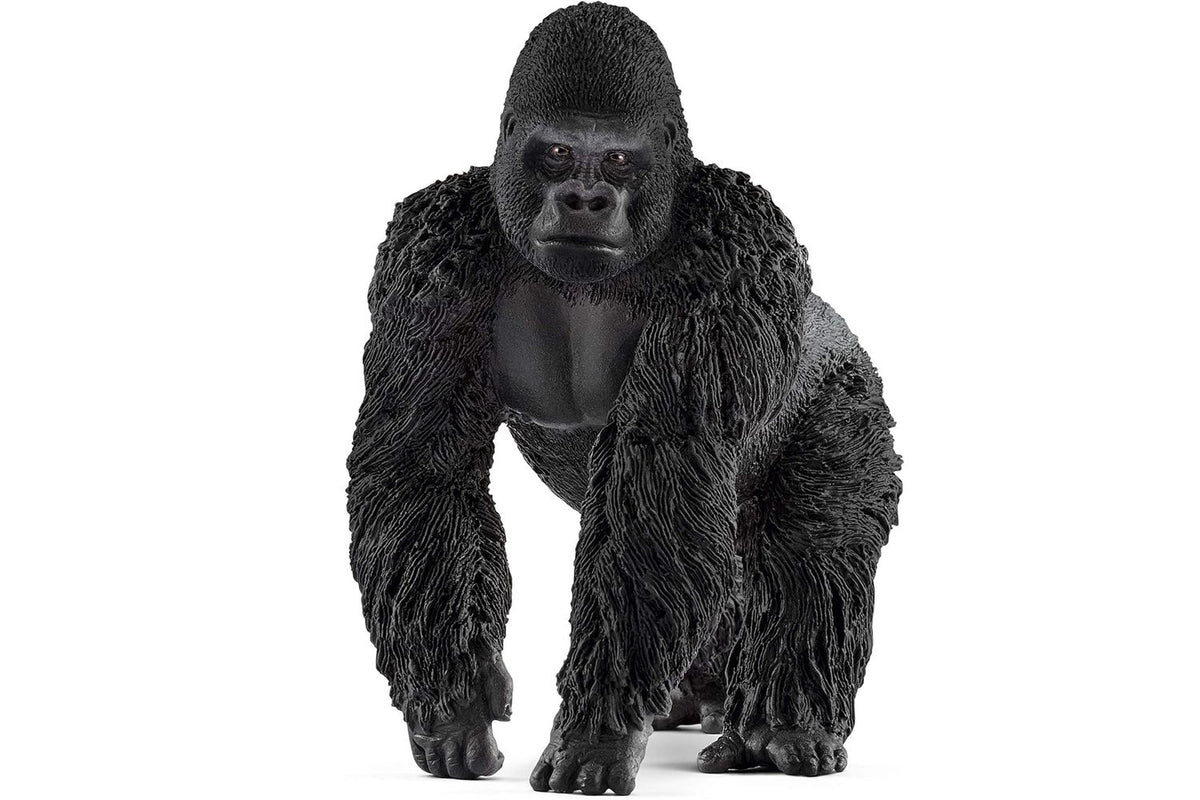Schleich Wildlife Male Gorilla | Toy Figure
