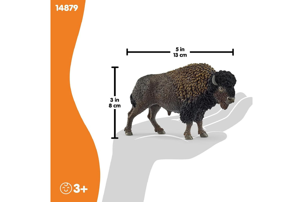 Schleich Wildlife Bison | Toy Figure-3