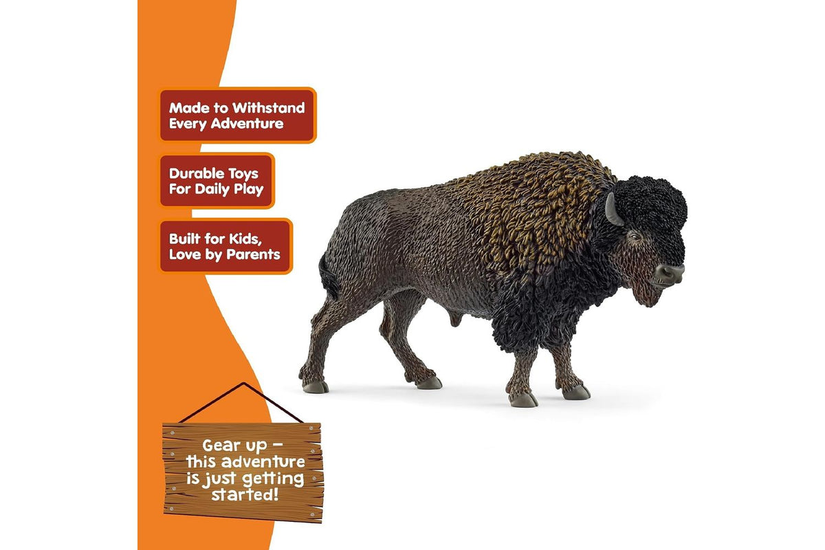 Schleich Wildlife Bison | Toy Figure-4