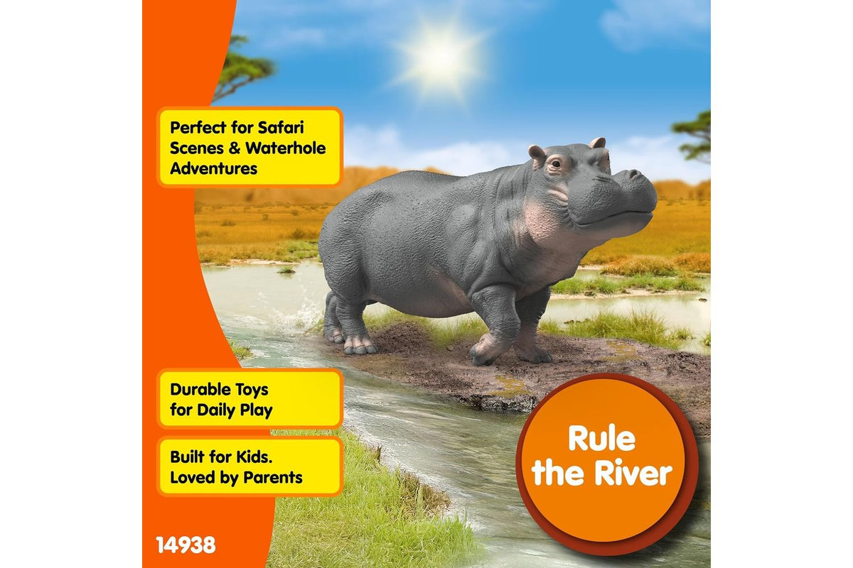 Schleich Wildlife Hippopotamus | Toy Figure-5