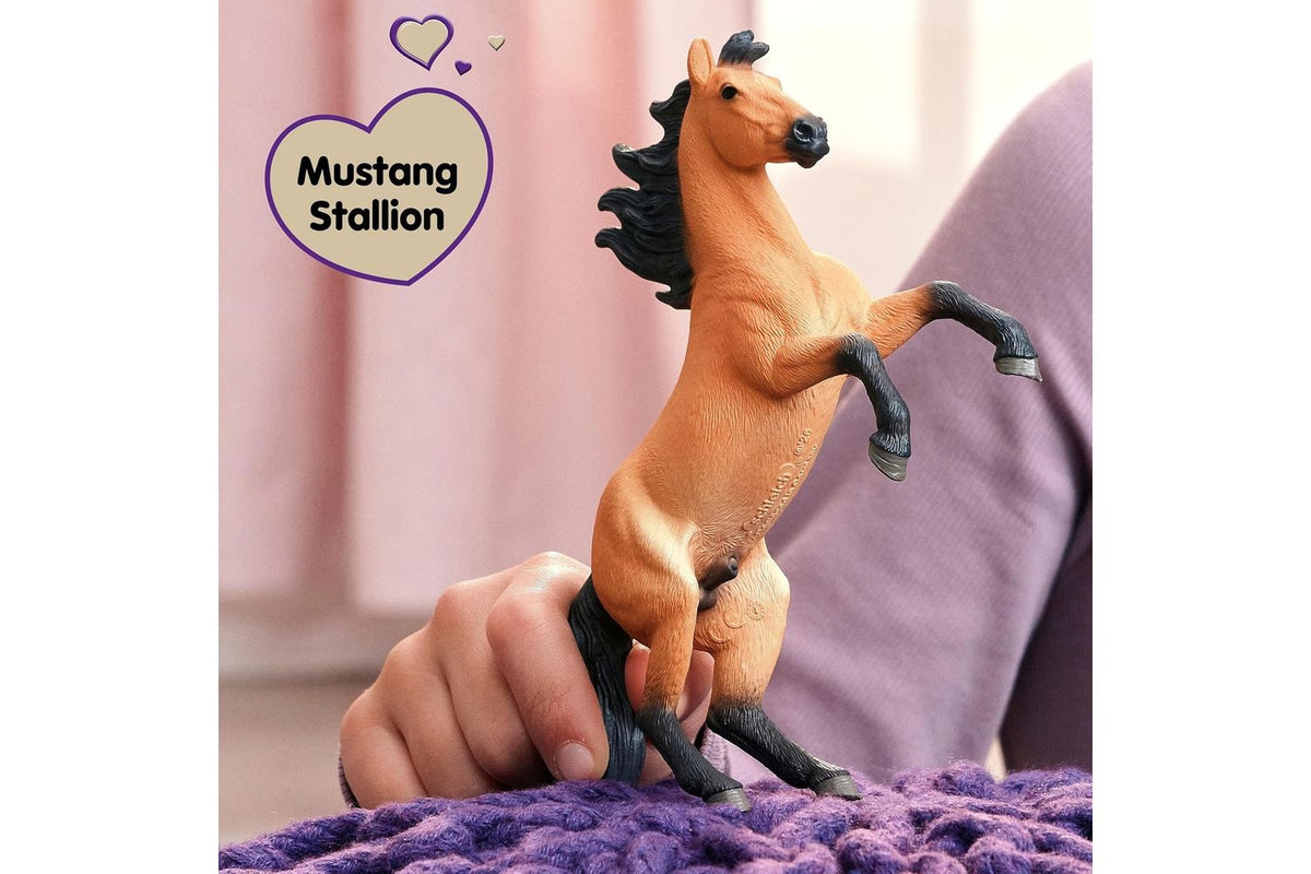 Schleich Horse Club Mustang Stallion | Toy Figure-4