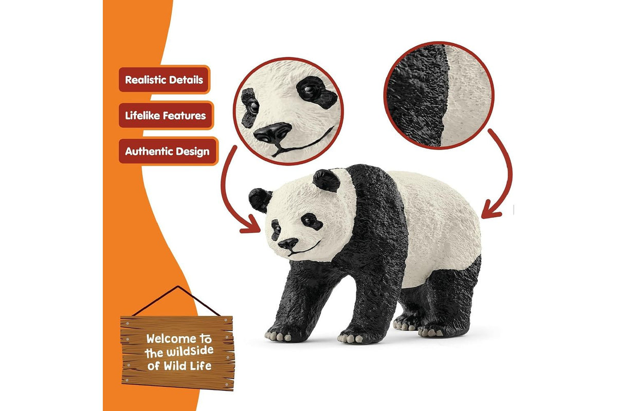Schleich Wildlife Giant Panda | Toy Figure-5