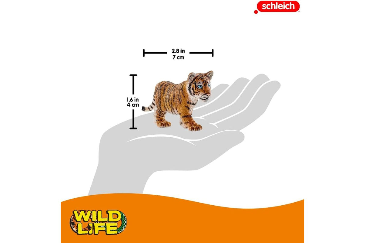 Schleich Wildlife Tiger Cub 14730 | Toy Figure-2