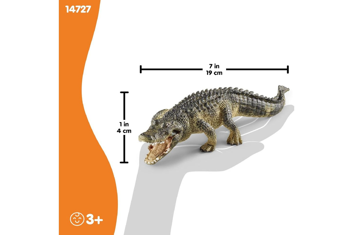 Schleich Wildlife Alligator | Toy Figure-3