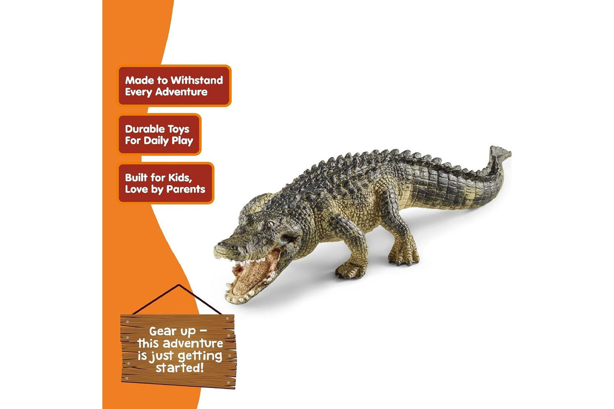 Schleich Wildlife Alligator | Toy Figure-4