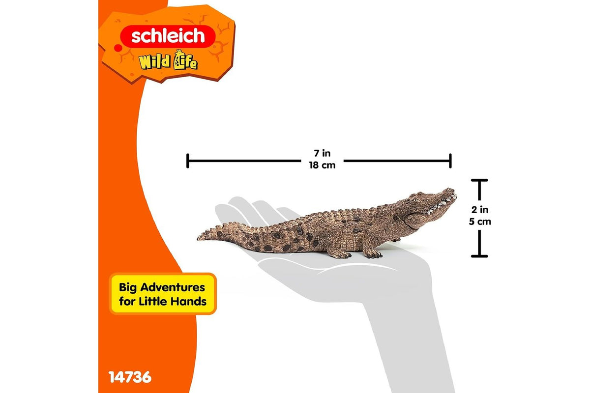 Schleich Wildlife Crocodile 14736 | Toy Figure-2
