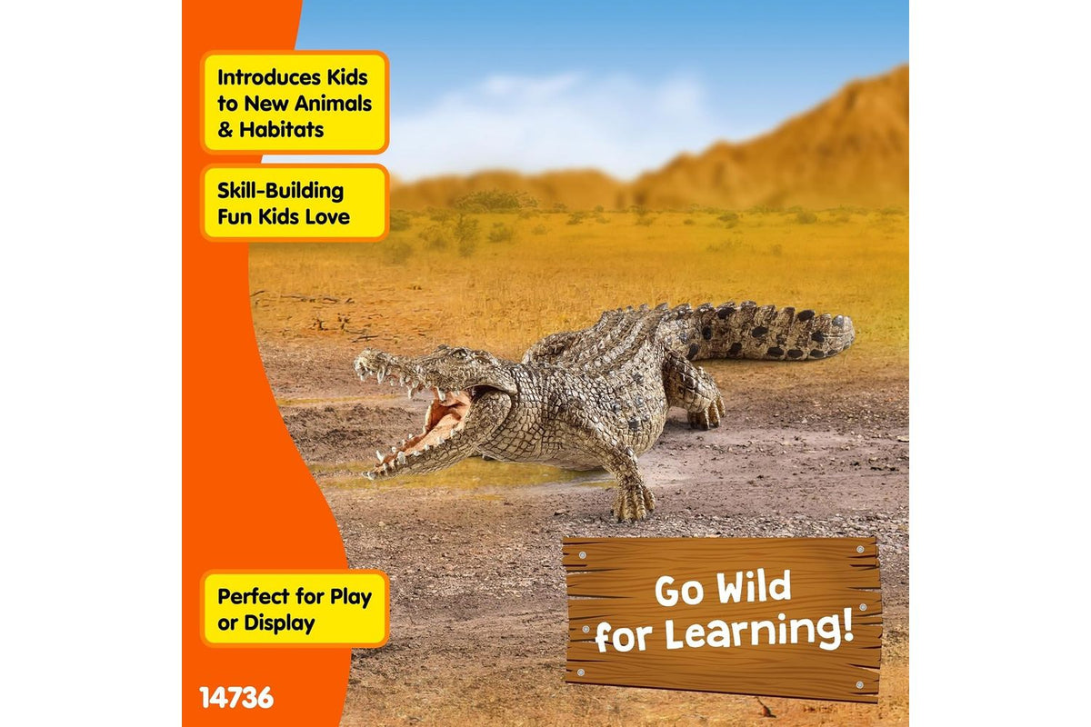 Schleich Wildlife Crocodile 14736 | Toy Figure-5