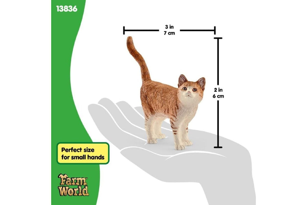 Schleich Farm World Cat 13836 | Toy Figure-2