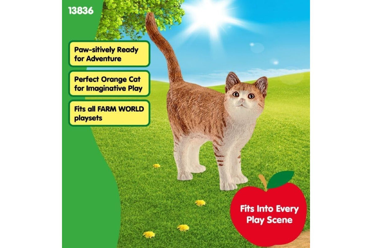 Schleich Farm World Cat 13836 | Toy Figure-5