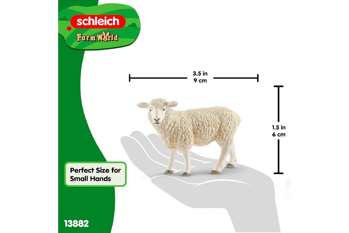 Schleich Farm World Sheep 13882 | Farm Animal Toy Figure-2