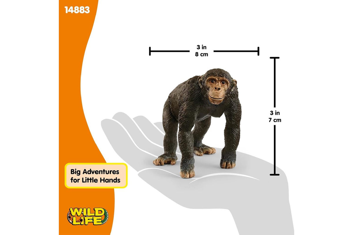 Schleich Wildlife Chimpanzee | Toy Figure-3