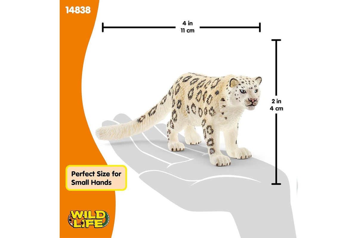 Schleich Wildlife Snow Leopard | Toy Figure-3