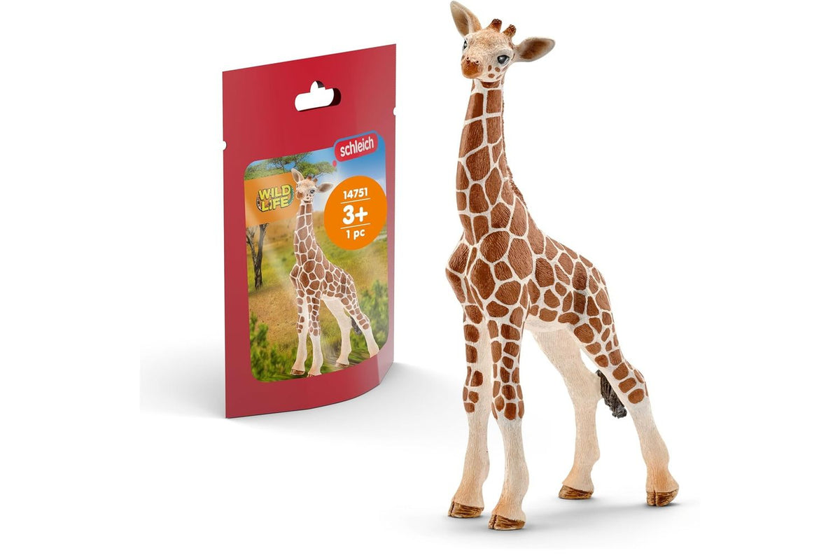 Schleich Wildlife Giraffe Calf Figure | Toy Animal