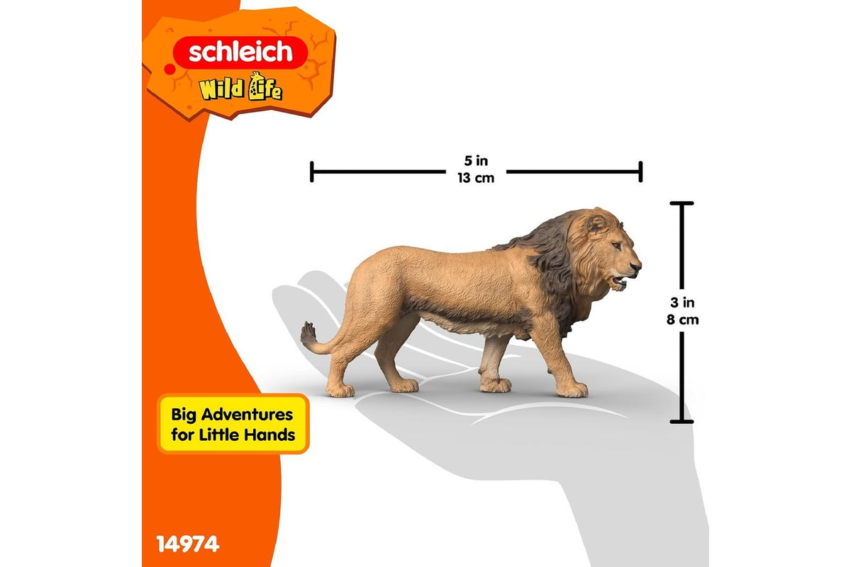 Schleich Wildlife African Lion | Toy Figure-3