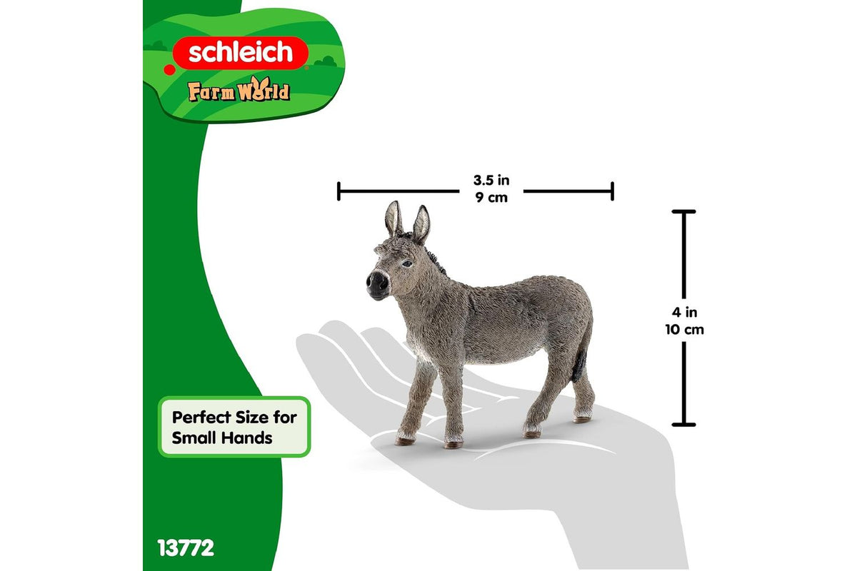 Schleich Farm World Donkey | Toy Figure-2