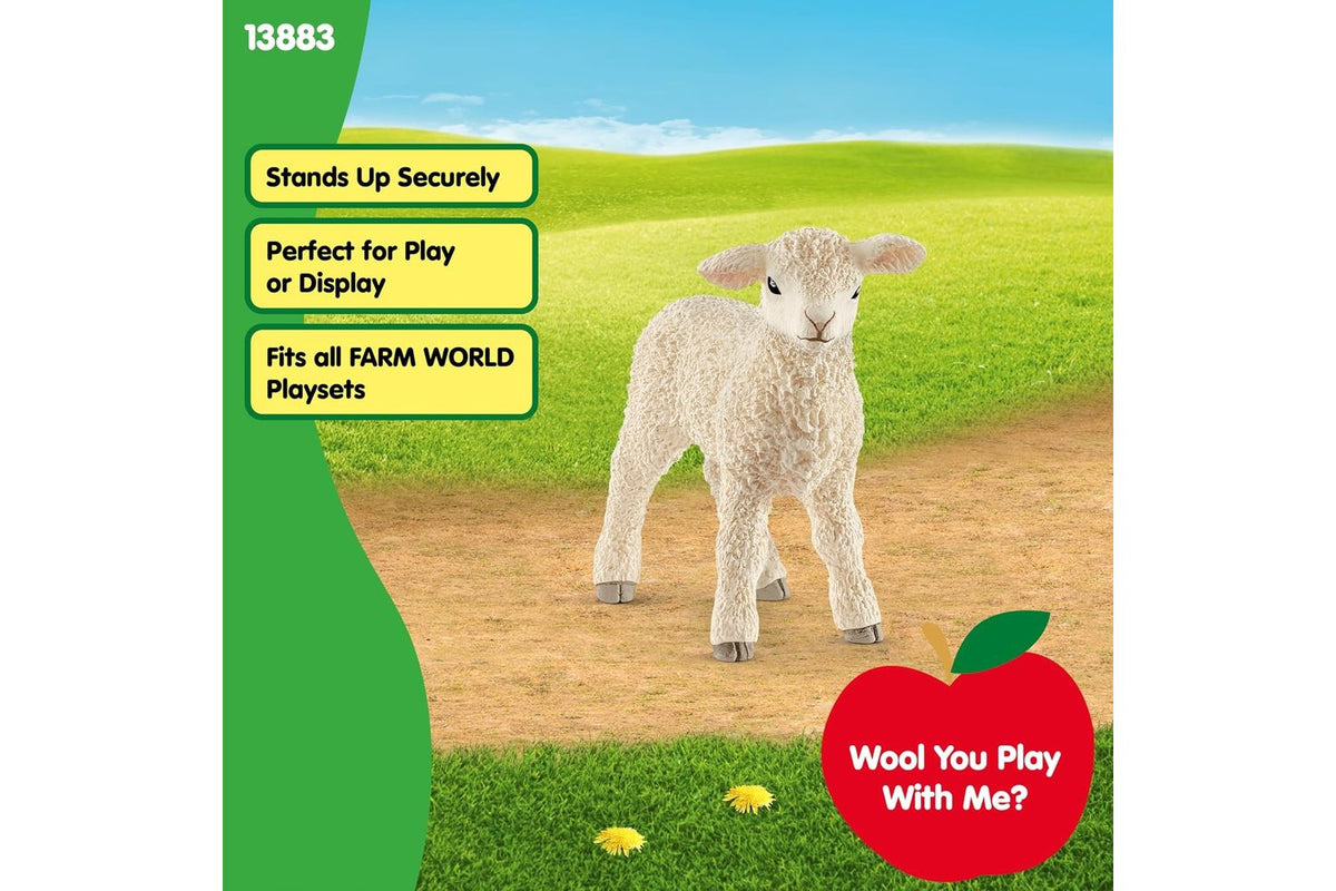 Schleich Farm World Lamb | Toy Figure-4