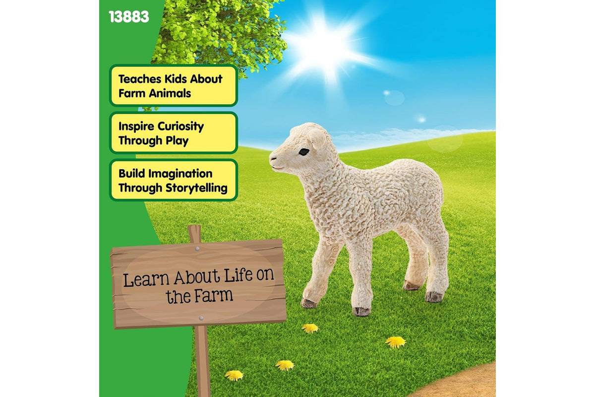 Schleich Farm World Lamb | Toy Figure-5